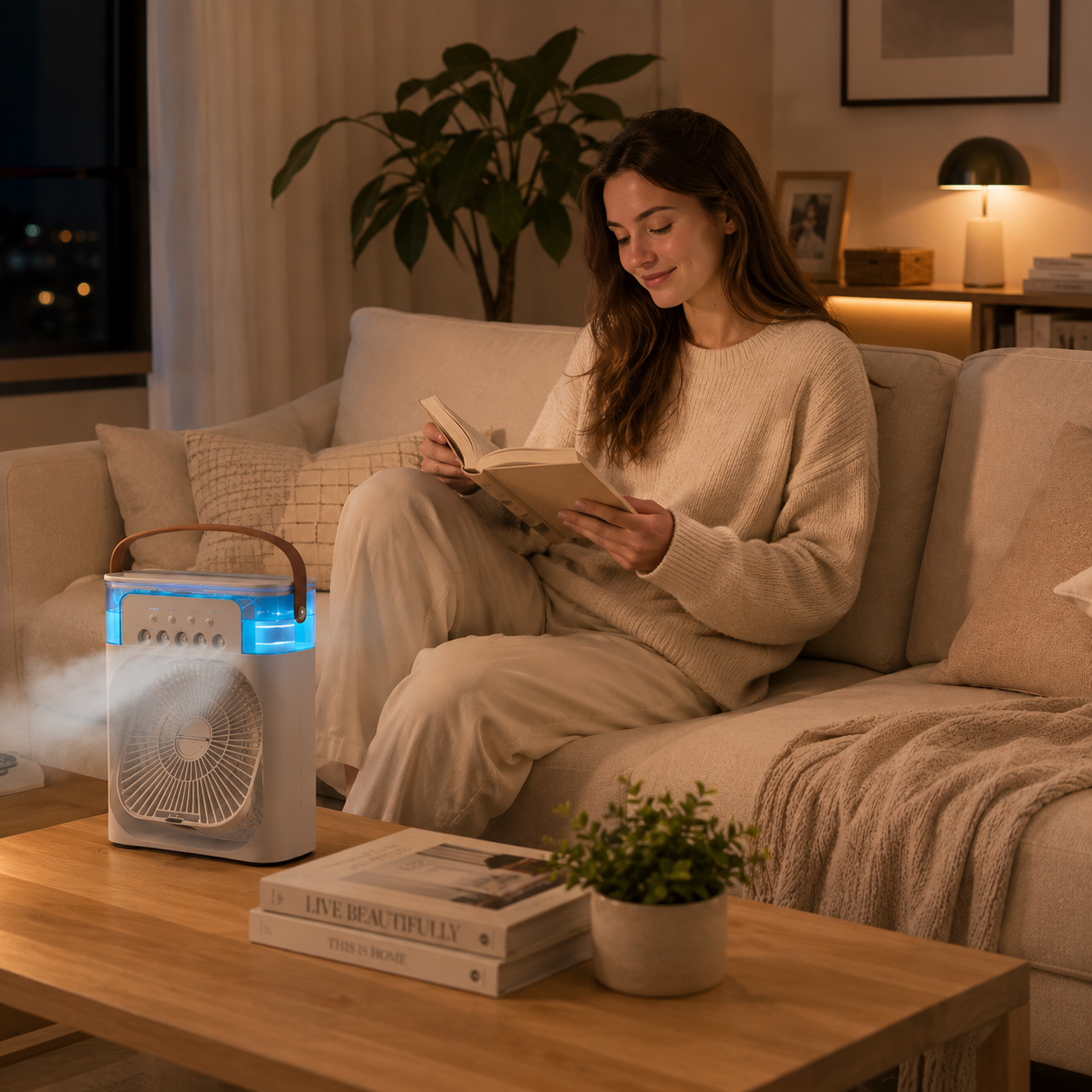 COOLMIST – Refroidisseur d'air portable pour la maison, le bureau et les voyages