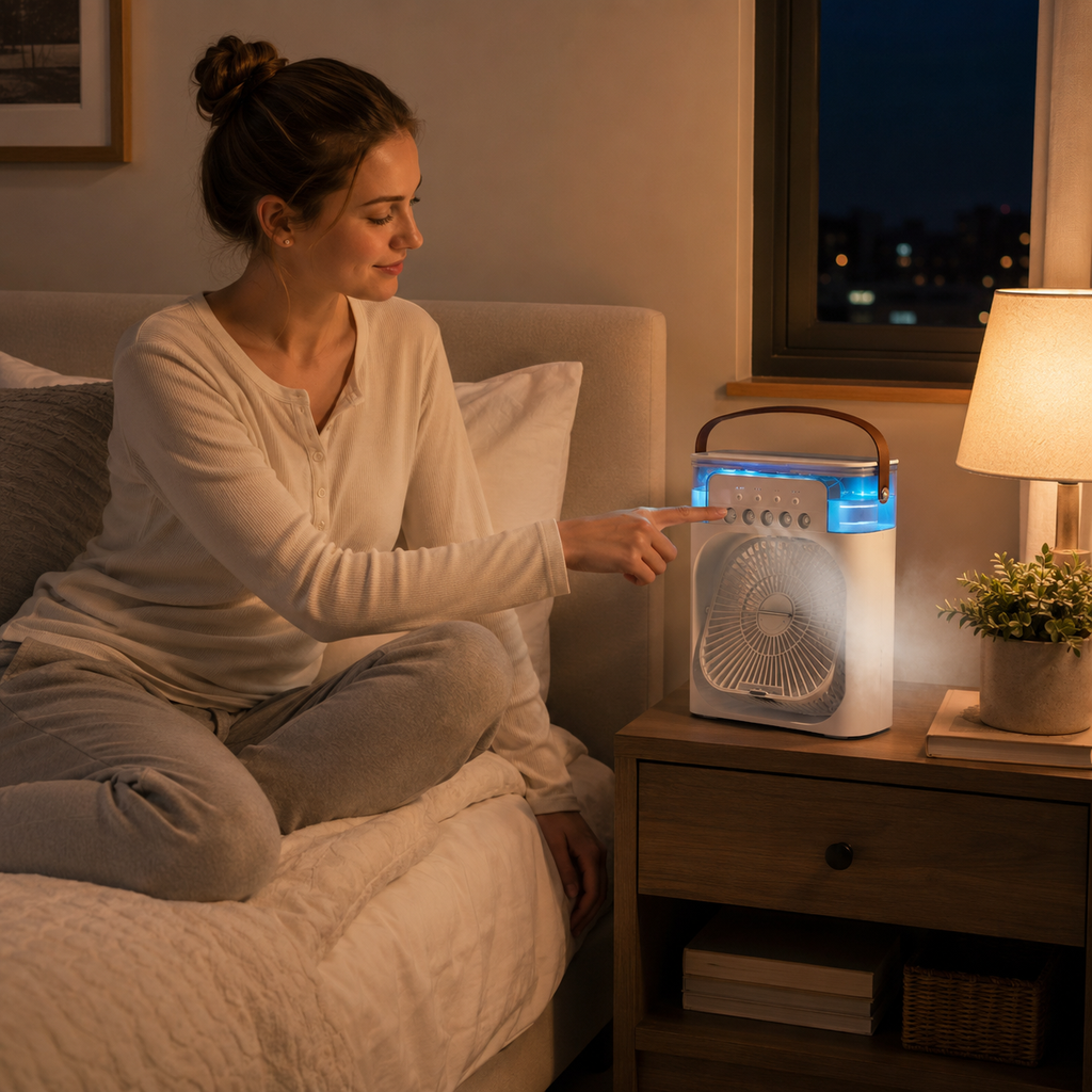 COOLMIST – Refroidisseur d'air portable pour la maison, le bureau et les voyages