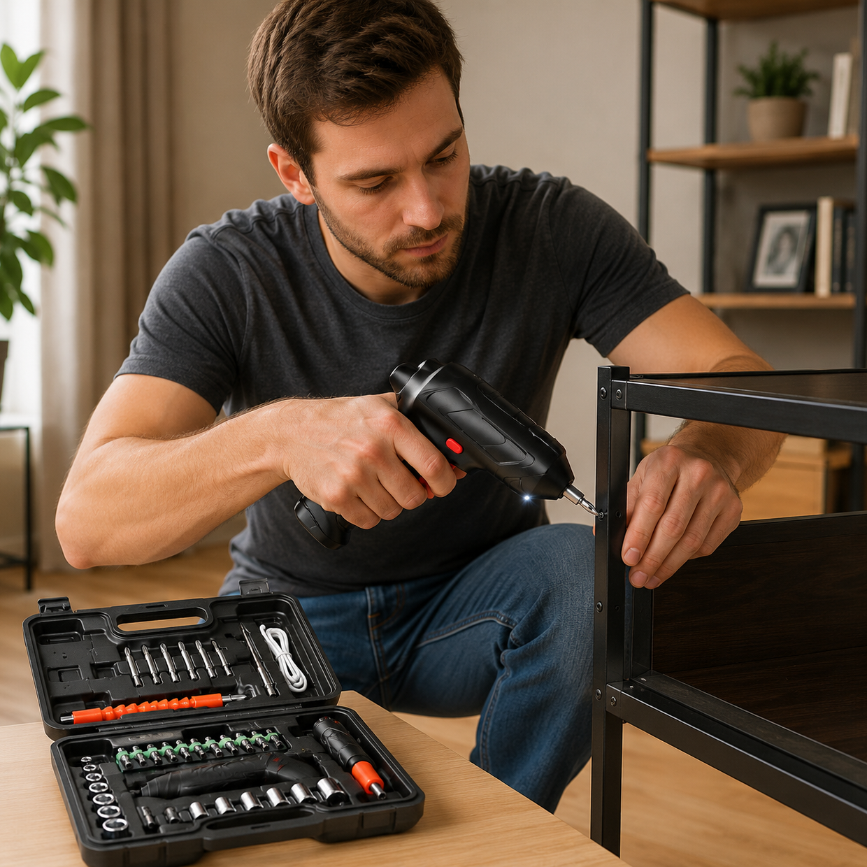 DRIVEPRO – Kit de tournevis sans fil pour réparations et assemblages quotidiens