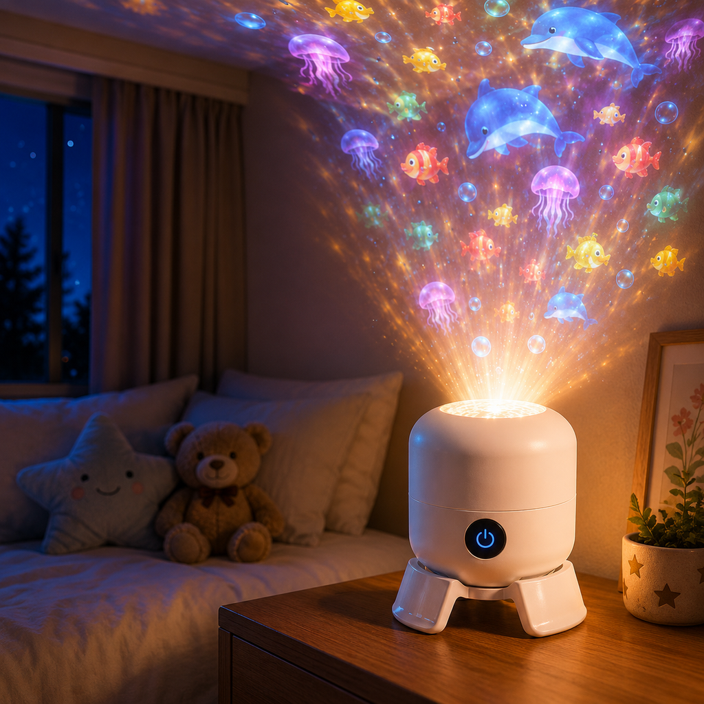 STARFLOW – Projecteur LED Dynamique pour un Éclairage Relaxant et Décoratif