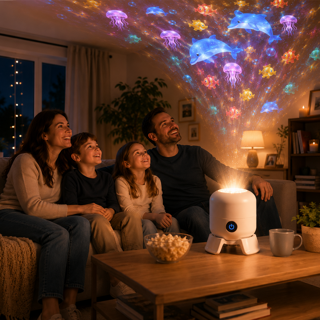 STARFLOW – Projecteur LED Dynamique pour un Éclairage Relaxant et Décoratif