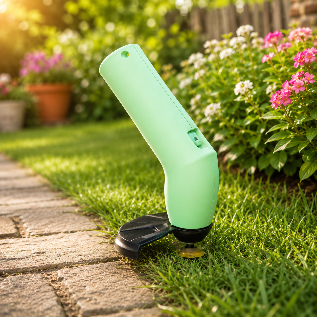 TURBOTRIM – Tondeuse à gazon portable pour le travail extérieur dans le jardin