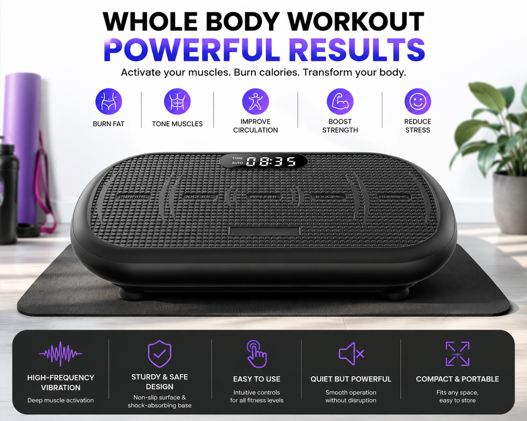 ZenvizLife™ Planche d'entraînement par vibrations