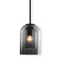 Suspension en Verre Double - Lampe Suspendue pour Décoration Contemporaine