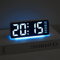 Réveil numérique LED au design moderne – silencieux et minimaliste