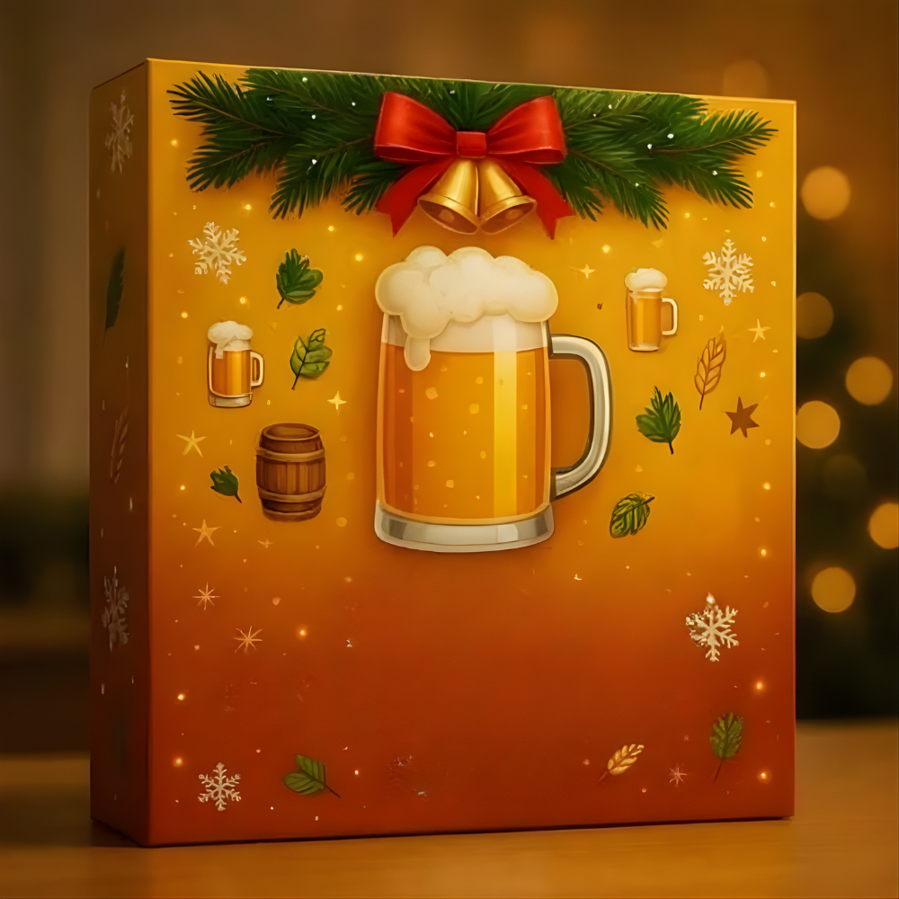 Boîte Cadeau Calendrier de l'Avent de Noël Surprise des Fêtes