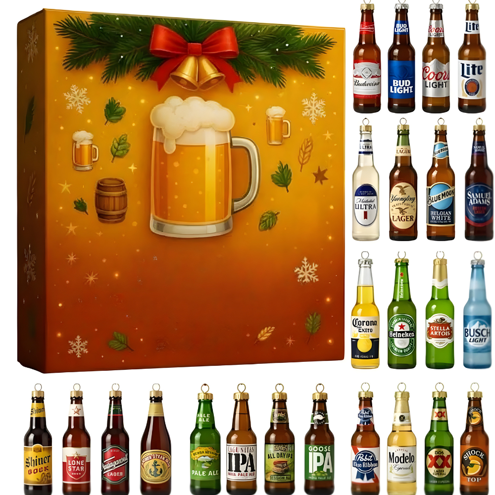 Boîte Cadeau Calendrier de l'Avent de Noël Surprise des Fêtes