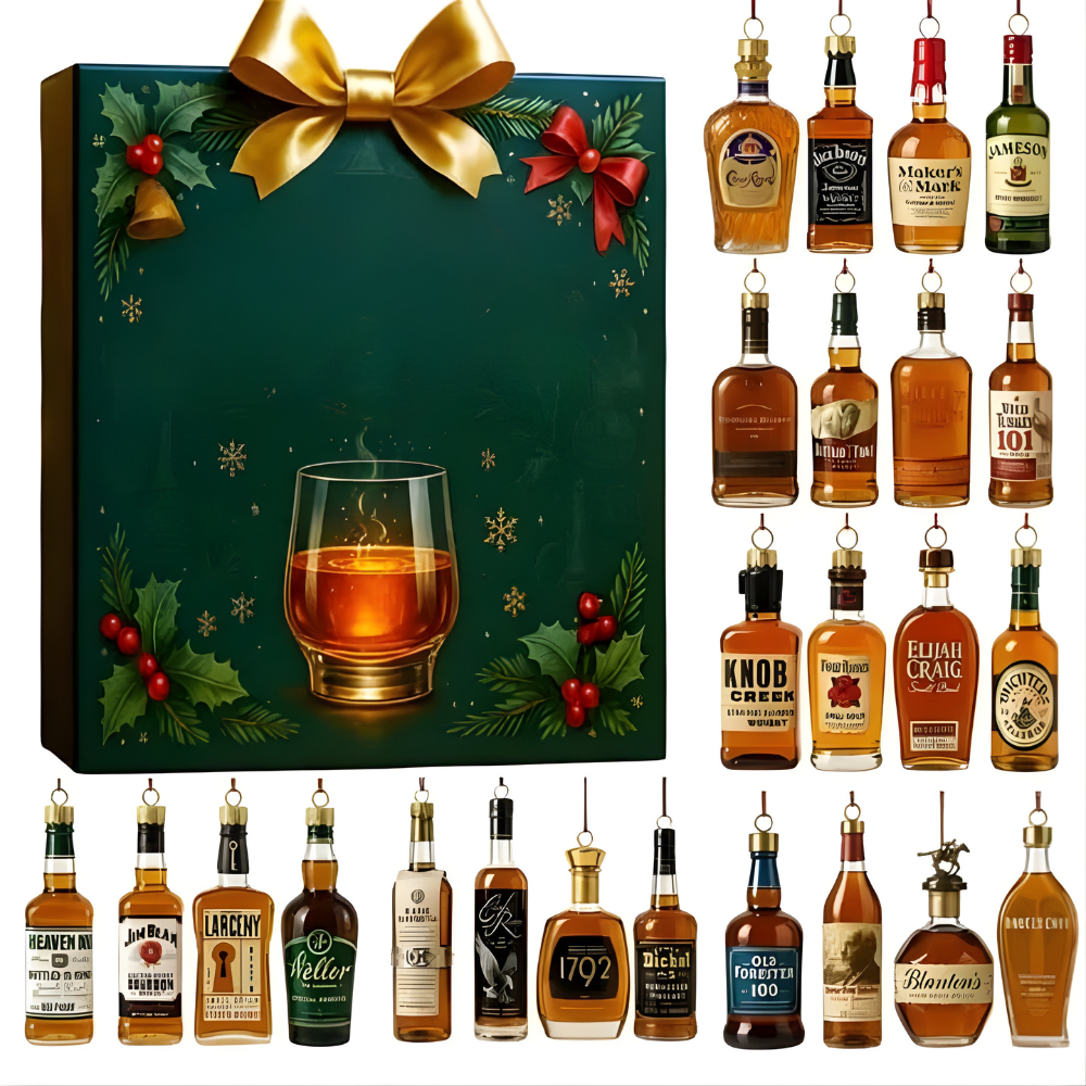 Boîte Cadeau Calendrier de l'Avent de Noël Surprise des Fêtes