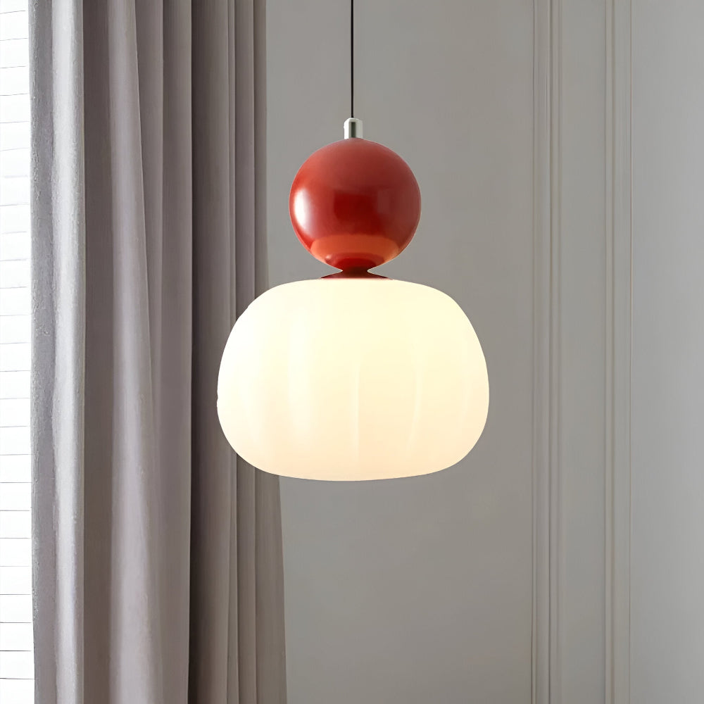Crémura – Lampe pendante Art Déco classique en crème et métal