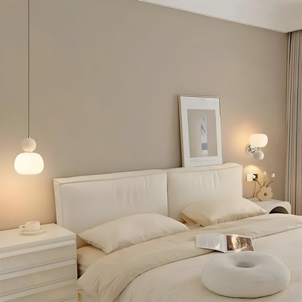 Crémura – Lampe pendante Art Déco classique en crème et métal