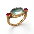 Rosie - Bague classique avec pierre de couleur