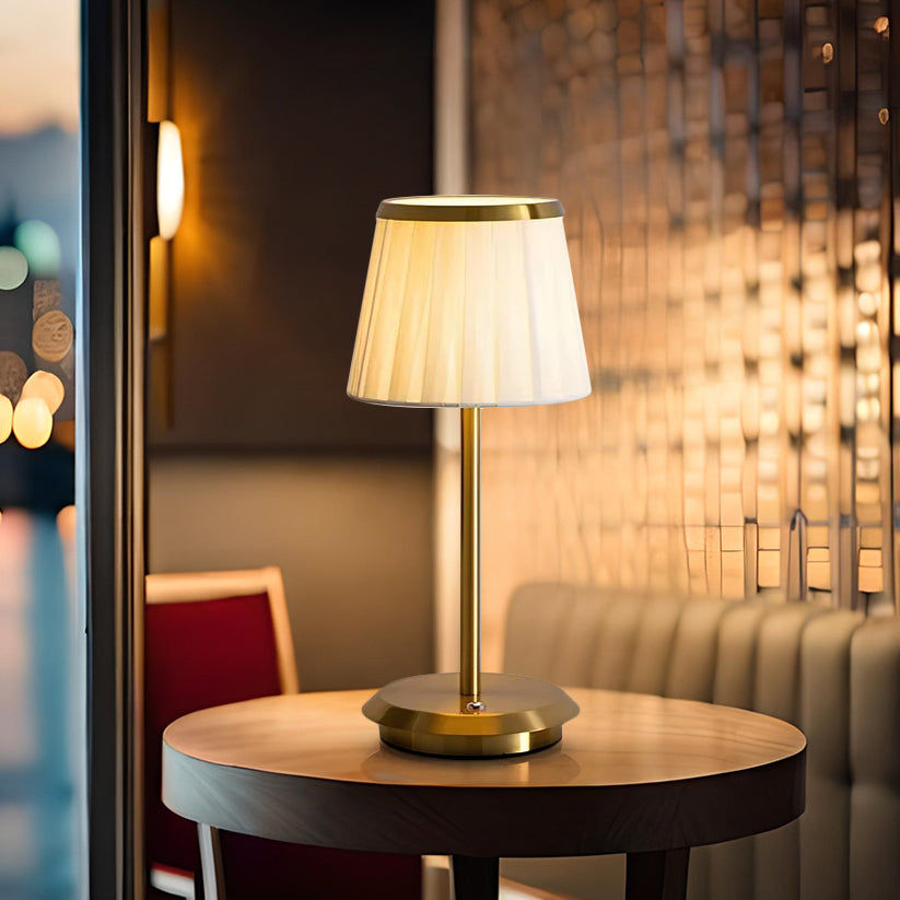Lumessa – Lampe de Table Rechargeable Dimmable avec 3 Réglages de Lumière pour Intérieur & Extérieur