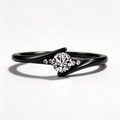 Leila - Bague classique en diamant