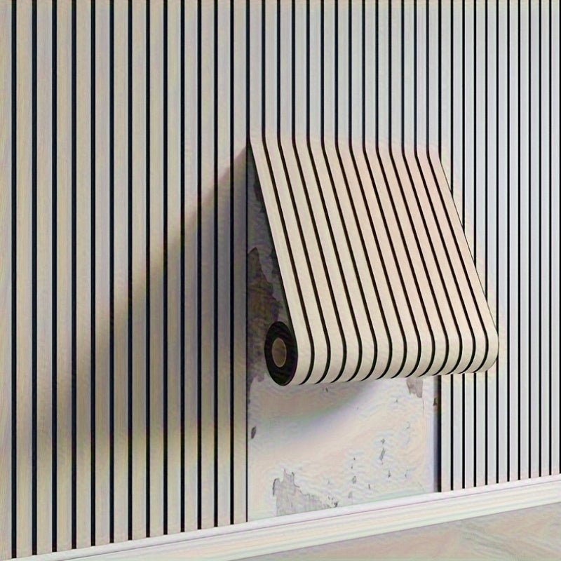 ECOWALL – Panneaux Muraux 3D en PVC Auto-adhésifs avec Texture Bois Réaliste