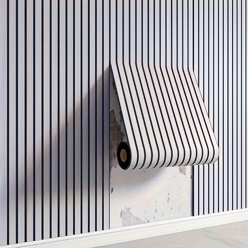 ECOWALL – Panneaux Muraux 3D en PVC Auto-adhésifs avec Texture Bois Réaliste