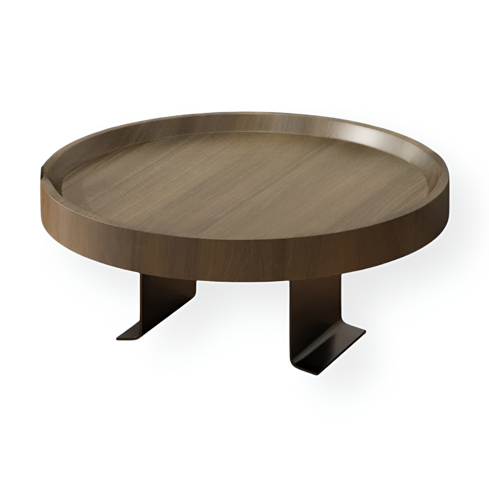 Table d'appoint Clip-On Ronde | Support rond sur le canapé | Fixation sans outil | ArmRestly