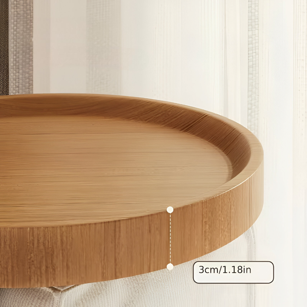 Table d'appoint Clip-On Ronde | Support rond sur le canapé | Fixation sans outil | ArmRestly
