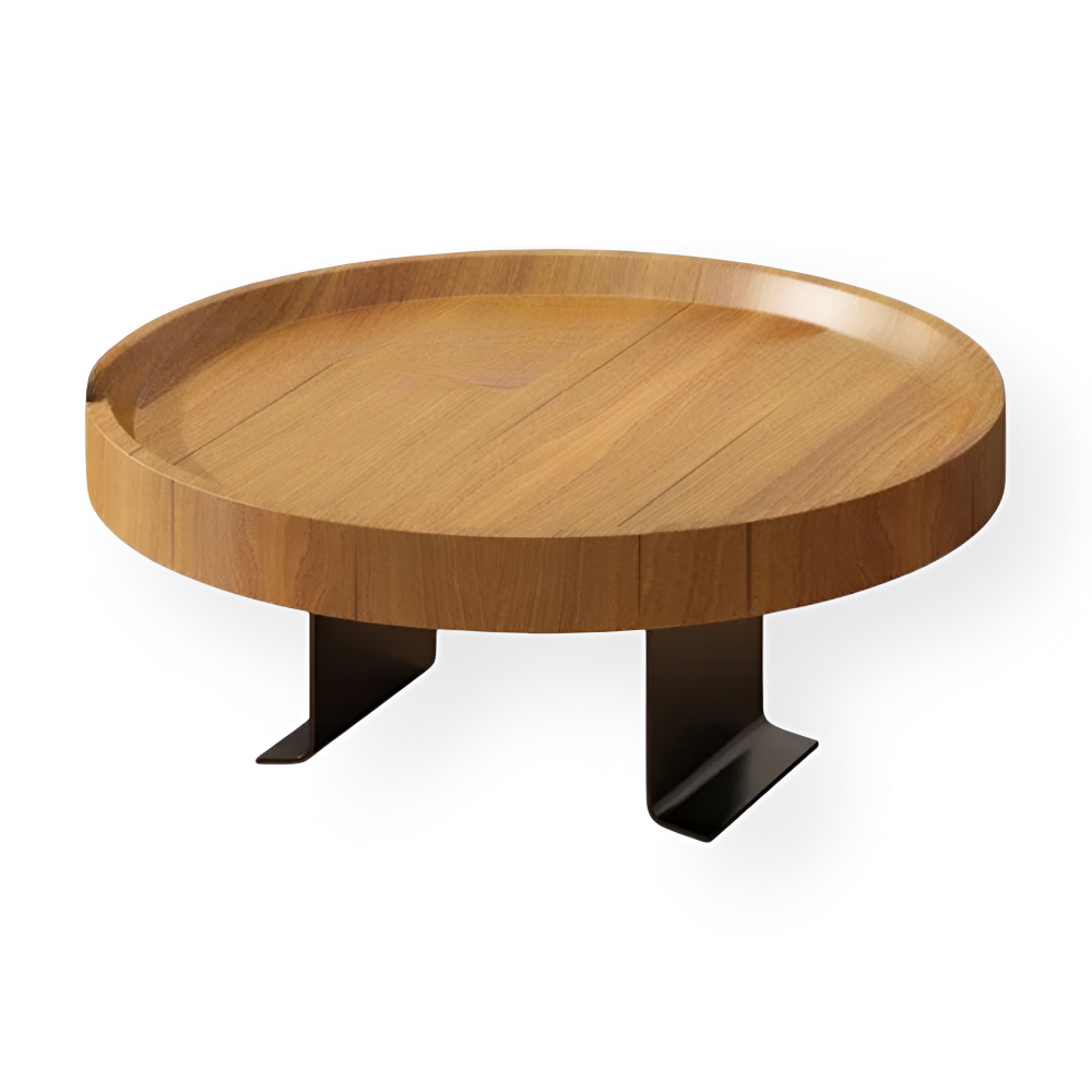 Table d'appoint Clip-On Ronde | Support rond sur le canapé | Fixation sans outil | ArmRestly
