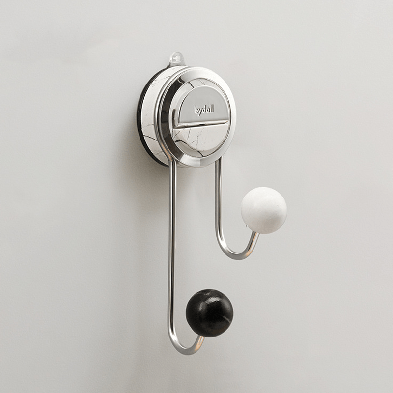 ROLLFIX - Support de papier toilette en acier inoxydable sans perçage avec forte suction pour une installation sécurisée et sans dommages dans la salle de bain