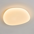 Peblira – Lampe de plafond avec design en petits cailloux et LED intégrée