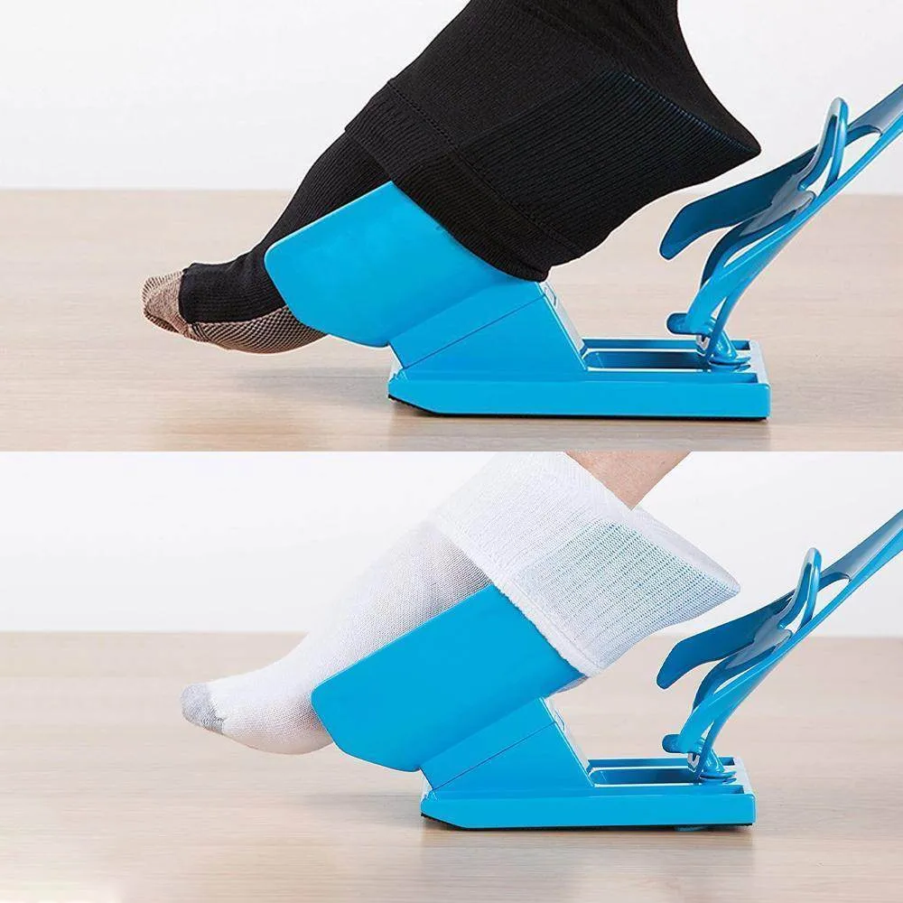 EZSTEP - Aide à Enfiler des Chaussettes de Compression pour un Habillage Confortable
