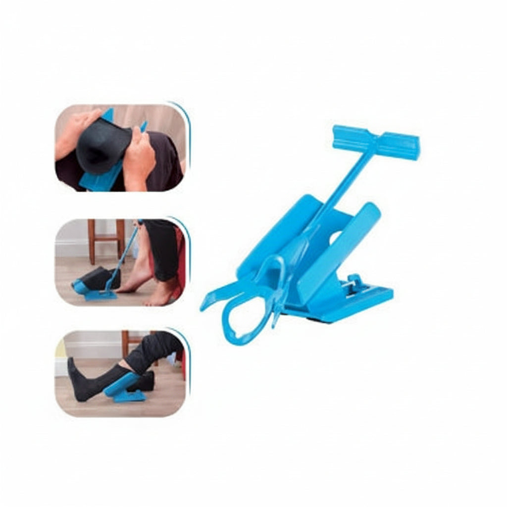 EZSTEP - Aide à Enfiler des Chaussettes de Compression pour un Habillage Confortable