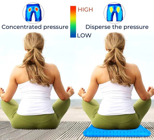 POSTUREPRO - Coussin de siège en gel orthopédique pour le coccyx et le soutien lombaire