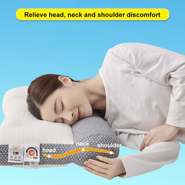 ALIGNREST – Support Ergonomique pour le Cou pour un Sommeil Reposant et Sans Douleur