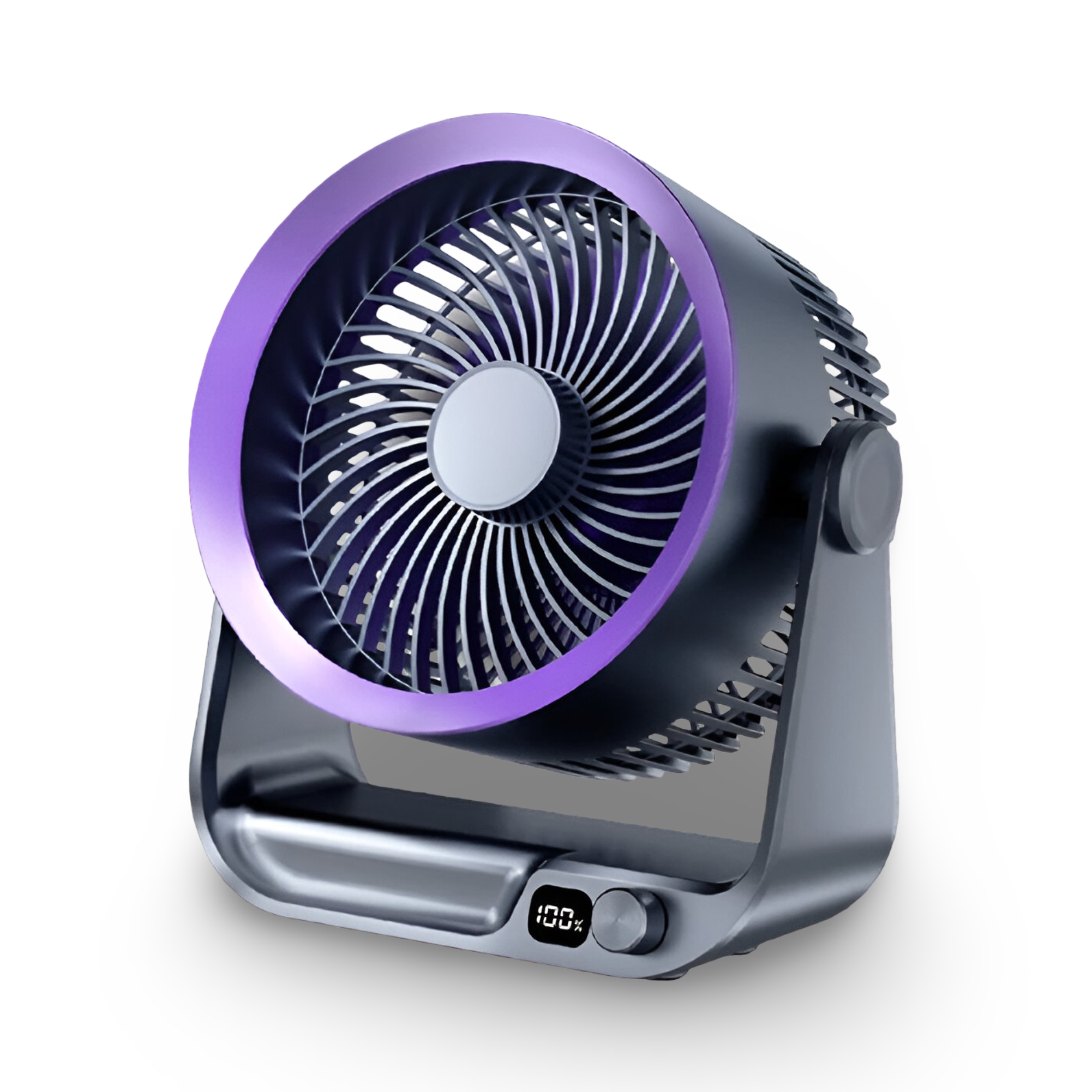 Ventilateur de table oscillant compact pour la maison et le bureau