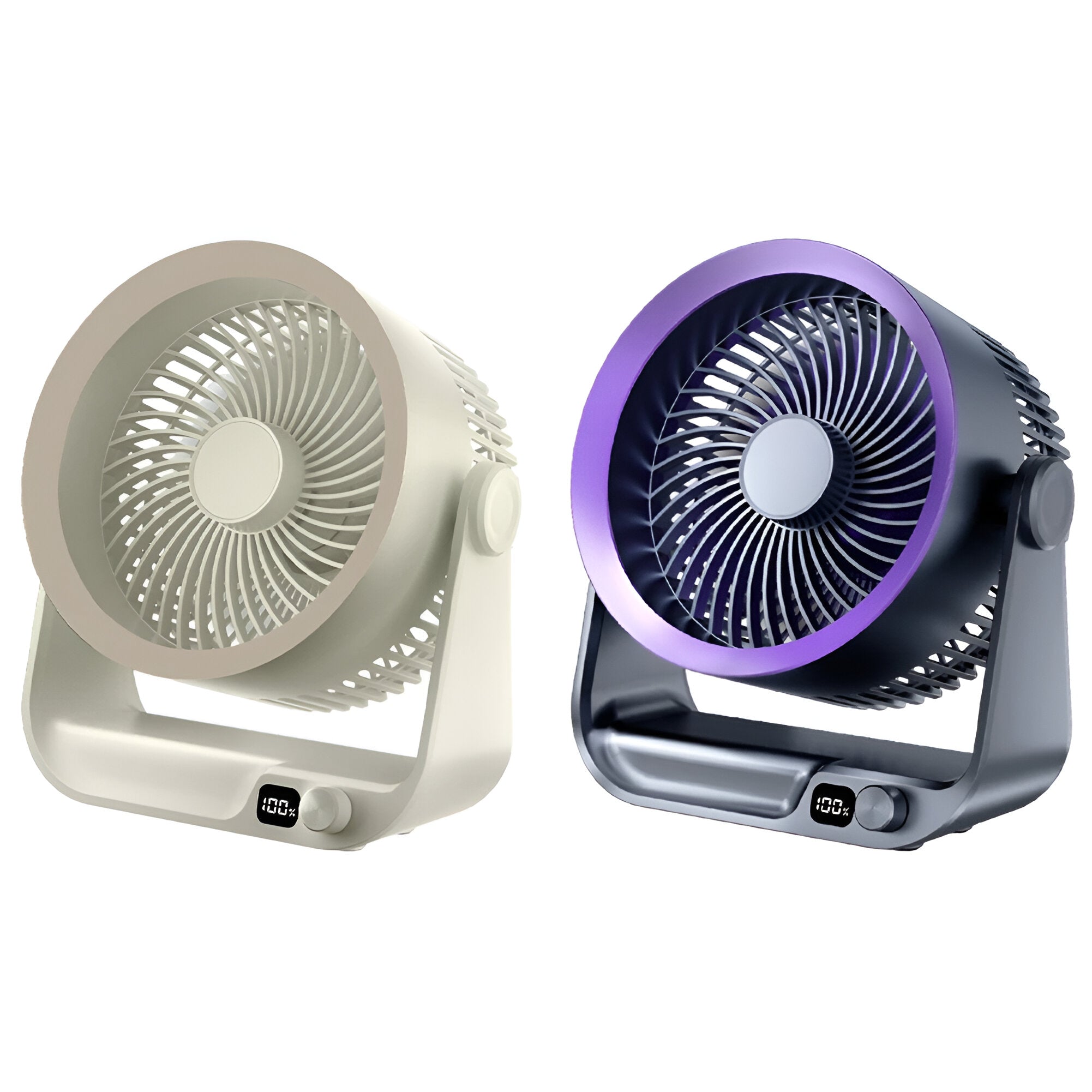 Ventilateur de table oscillant compact pour la maison et le bureau