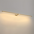 LineaGlow – Applique LED Élégante et Fine en Noir/Doré