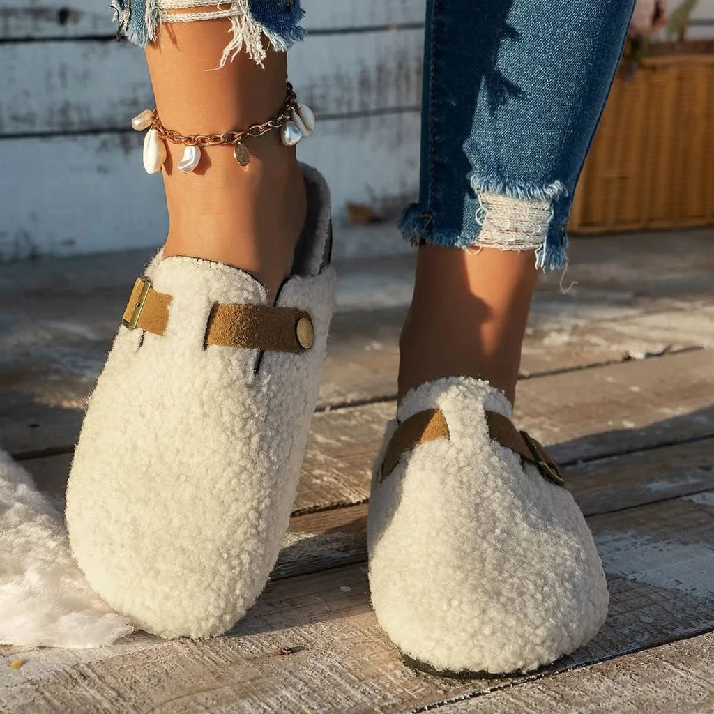 HEATWOOL - Chaussons en laine de mouton conçus pour une chaleur douillette et un confort intérieur en hiver