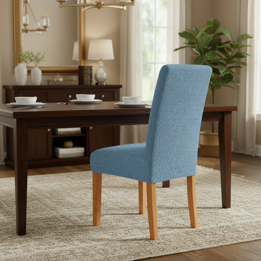 VELVORA FIT – Housses Élastiques Élégantes pour un Renouvellement Instantané des Chaises