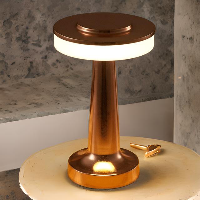 Lunivo Lampe de Table – Lampe LED sans fil avec capteur tactile et batterie rechargeable