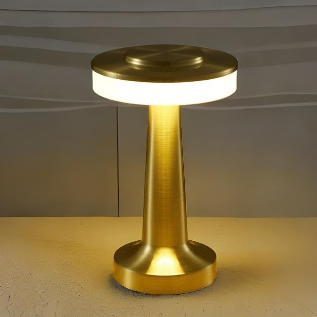 Lunivo Lampe de Table – Lampe LED sans fil avec capteur tactile et batterie rechargeable