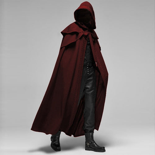 Cape Matelassée Médiévale Noctis - Pour un Look Mystique et Élégant