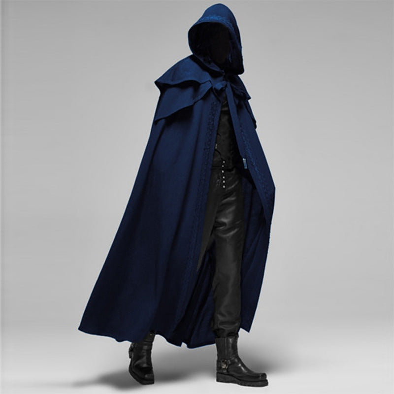 Cape Matelassée Médiévale Noctis - Pour un Look Mystique et Élégant