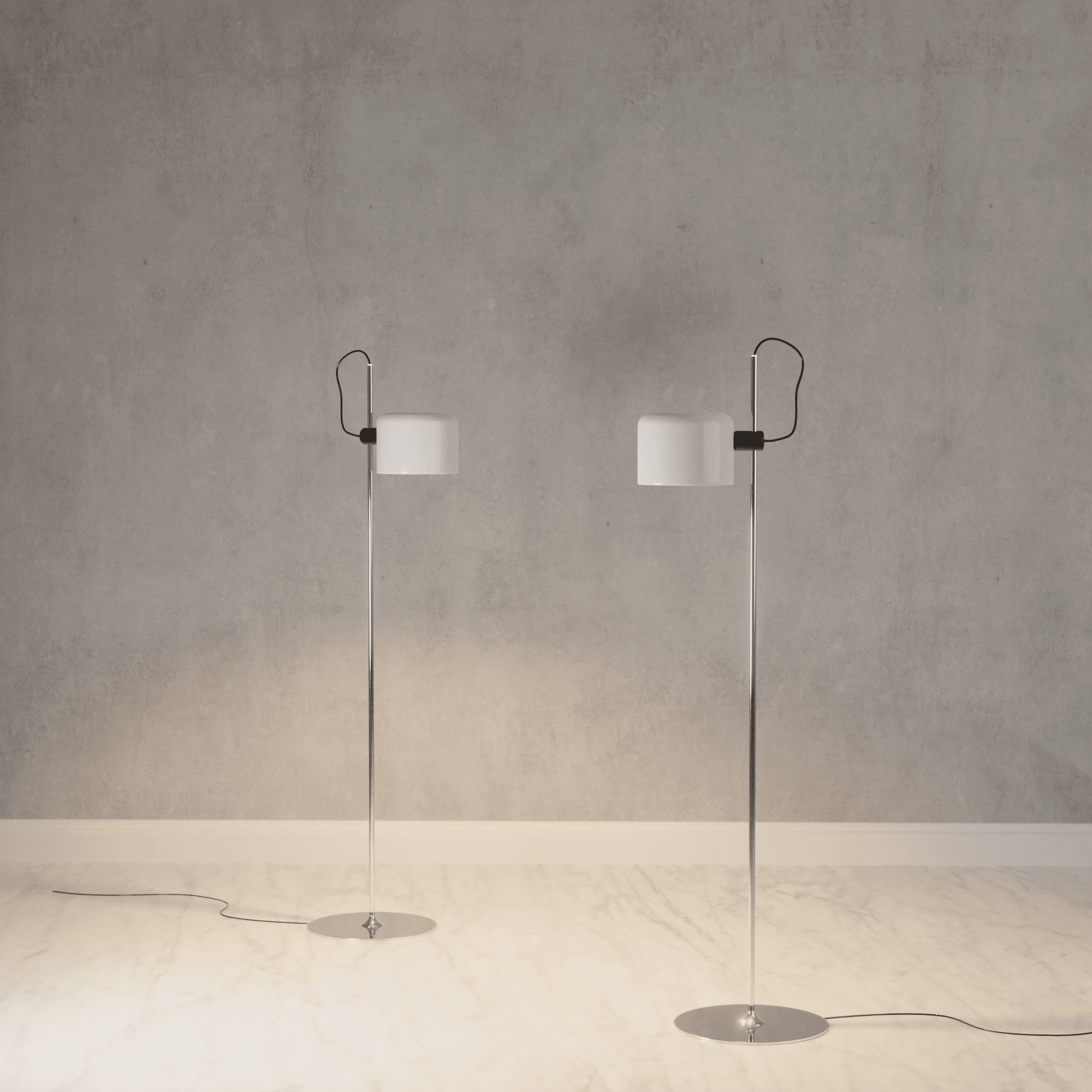 Coupé - Lampe de sol moderne réglable avec illumination flexible
