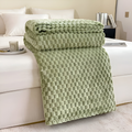 ThermaLuxe Plaid – Couverture en Velours Épais au Design Élégant pour une Chaleur Maximale