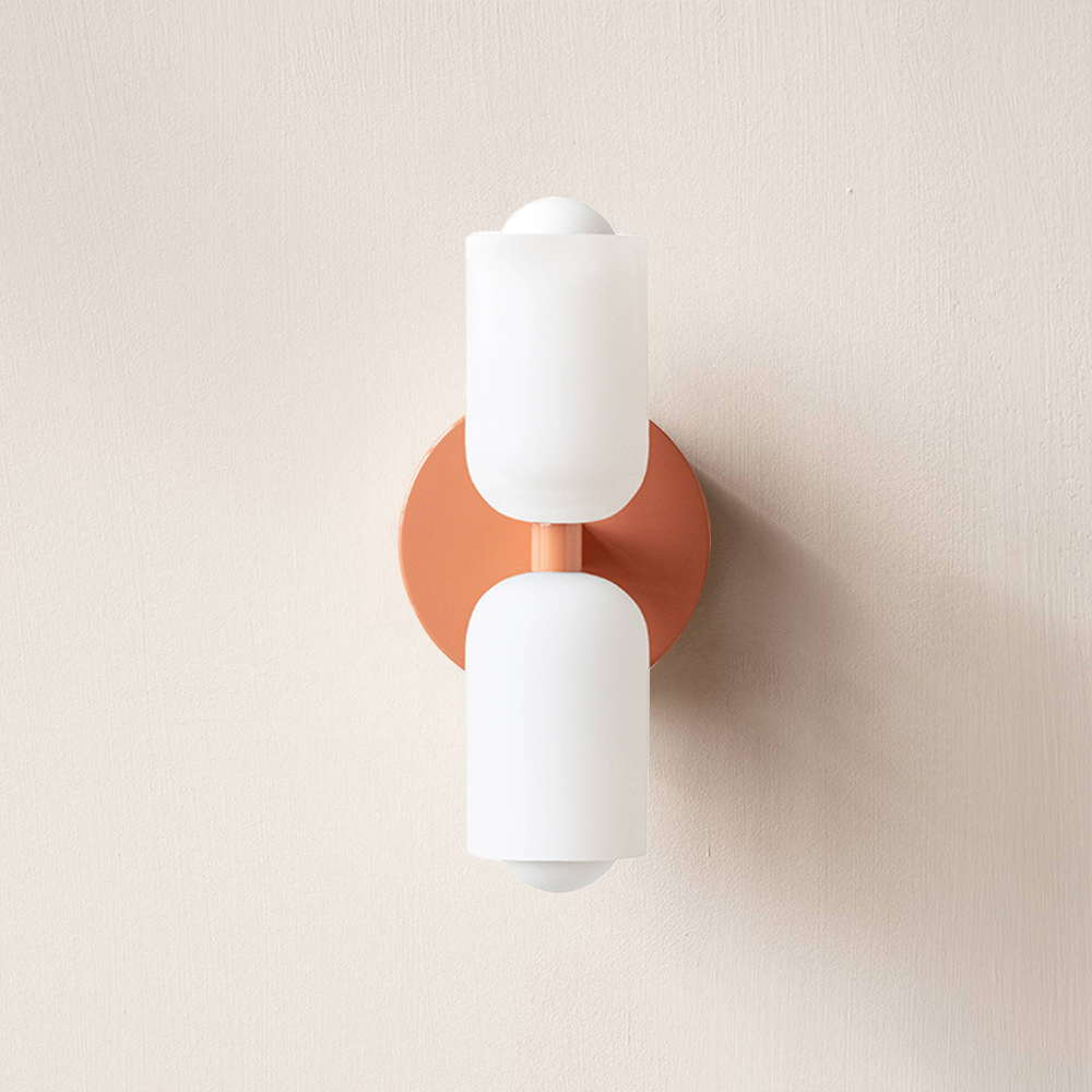 Applique Murale Double Crème - Lumières Murales Modernes pour Espaces Élégants