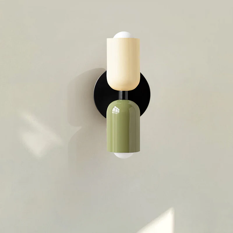 Eclipse Glow – Applique Murale Vintage Moderne avec Éclairage LED Double Face