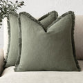 Skanto | Housse de coussin élégante en coton-lin pour une décoration raffinée
