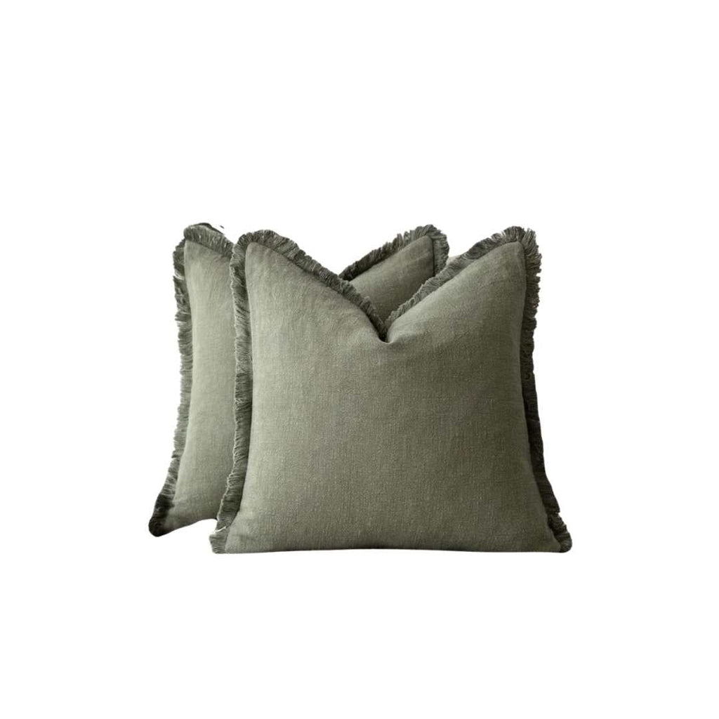 Skanto | Housse de coussin élégante en coton-lin pour une décoration raffinée