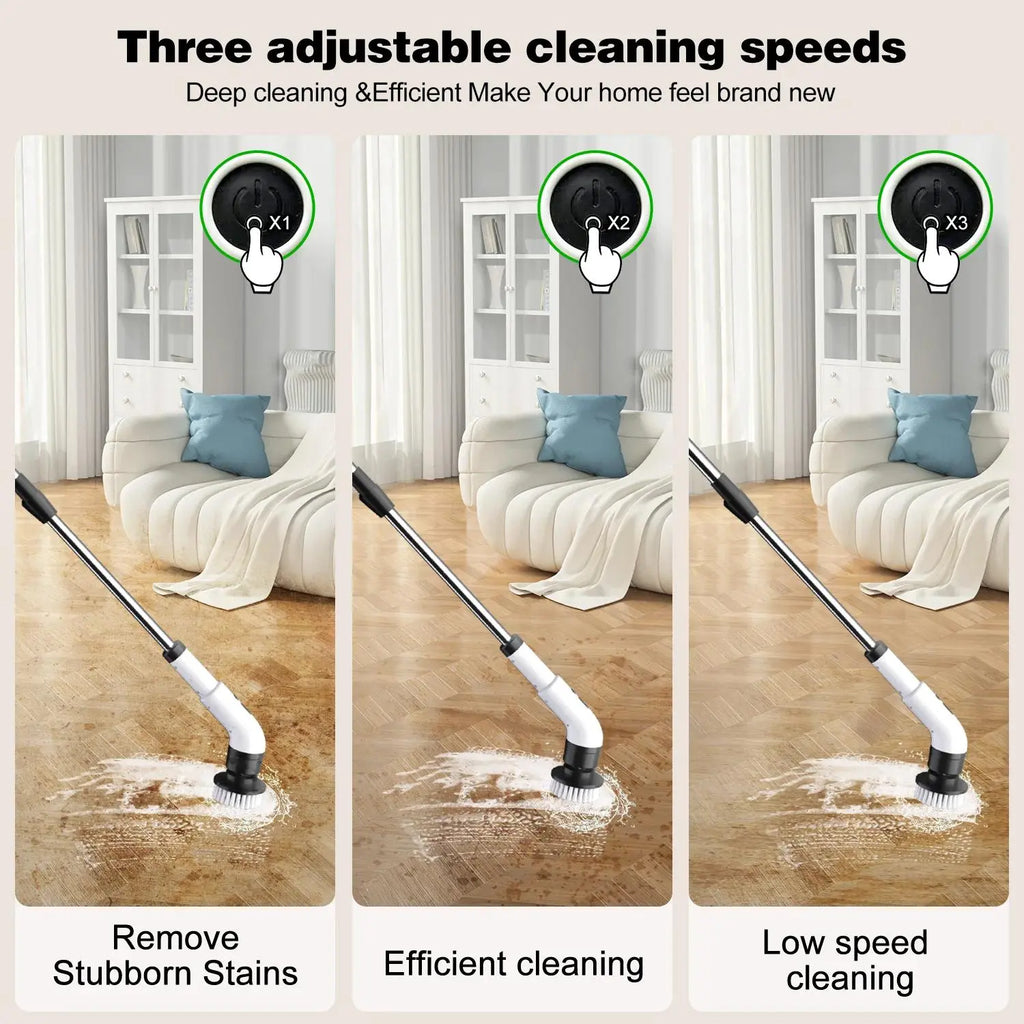 SCRUBIXA – Brosse rotative rechargeable pour un nettoyage rapide et efficace