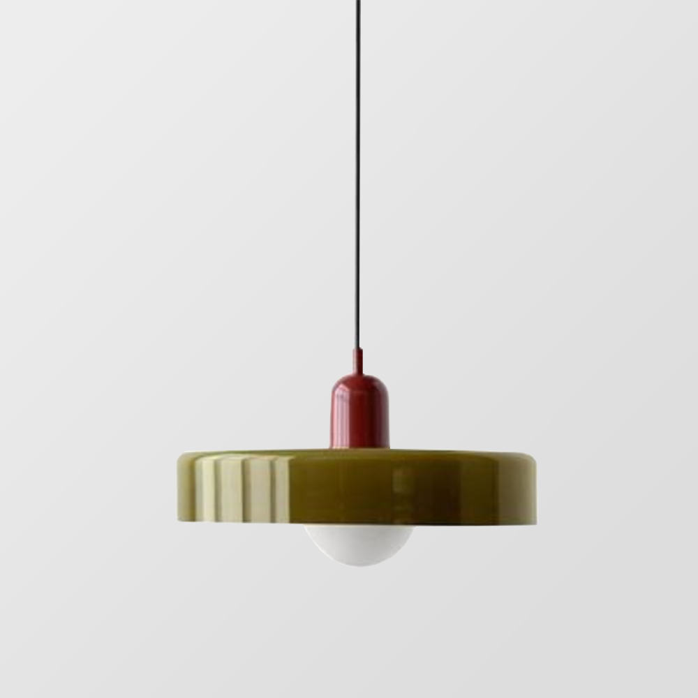 Plafonnier | Lampe suspendue en verre | Lumière douce et agréable | NordLume