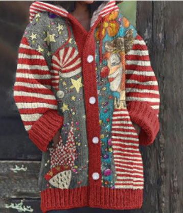 Kiki Vrolijke Cardigan - Pour un look ludique et chaleureux