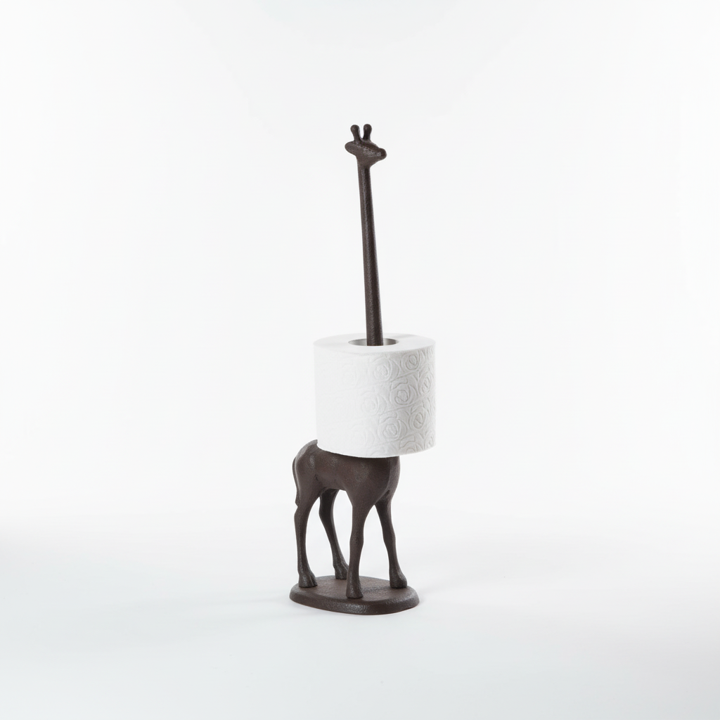 Support décoratif pour serviettes en forme d'animal - Giraffino