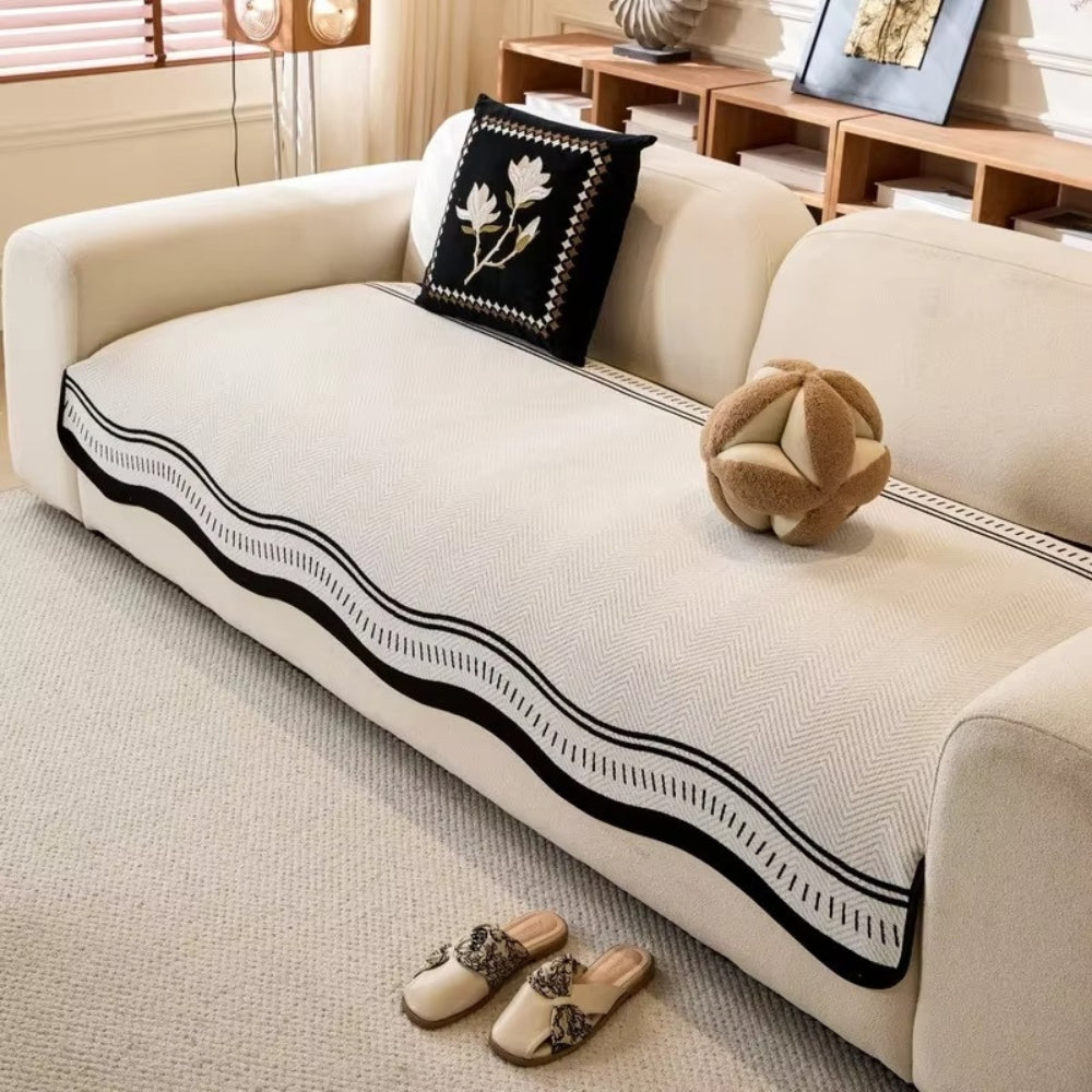 Housse de Canapé Antidérapante Modern Wave