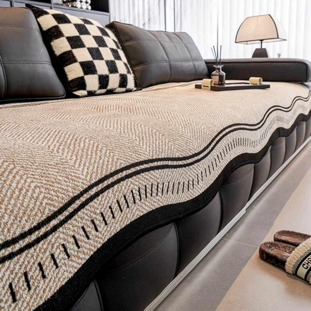 Housse de Canapé Antidérapante Modern Wave