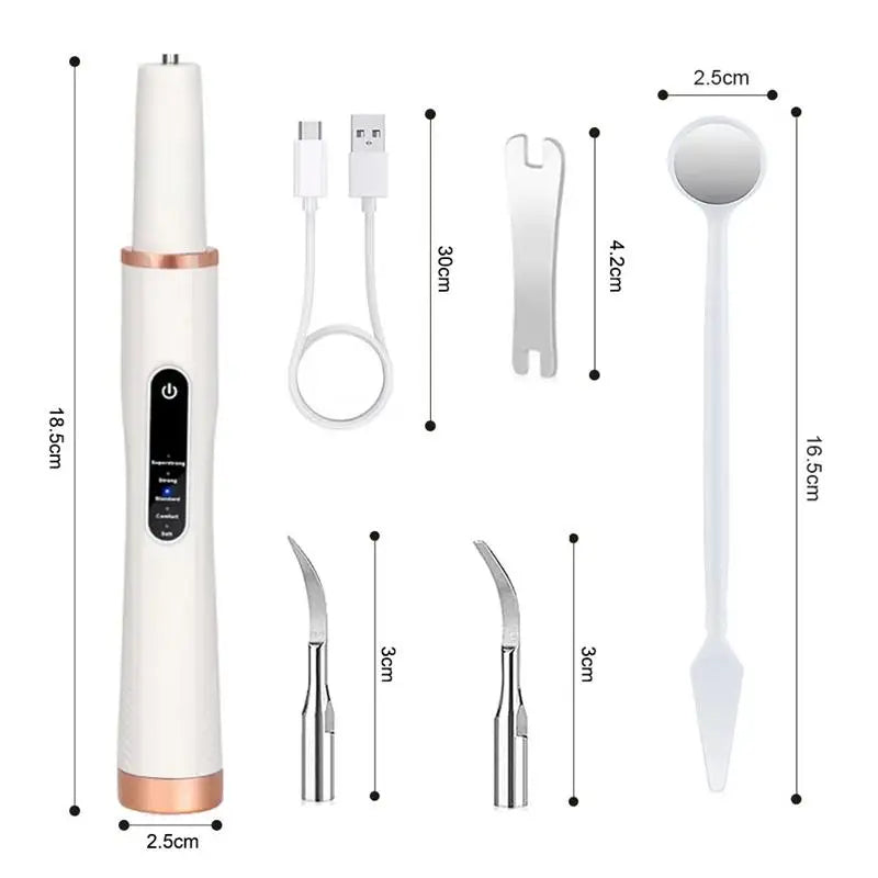 ORALPAW - Appareil de Nettoyage Ultrasonique Avancé des Dents pour Animaux avec 5 Niveaux de Soins